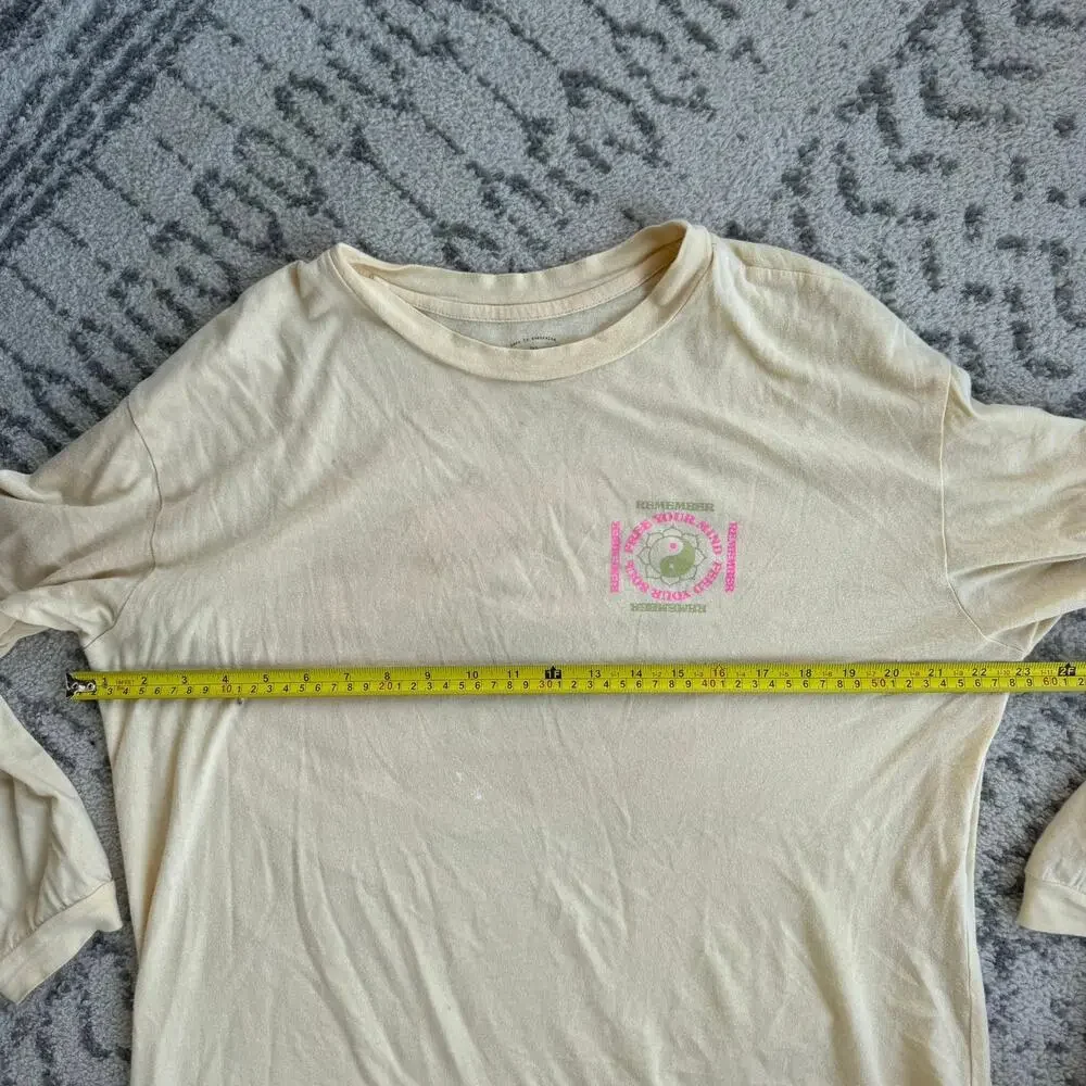 Billabong Free Your Mind - Long Sleeve T-Shirt for Women Sz XL - Picture 6 of 9